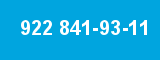 922 841-93-11 922 841-93-11